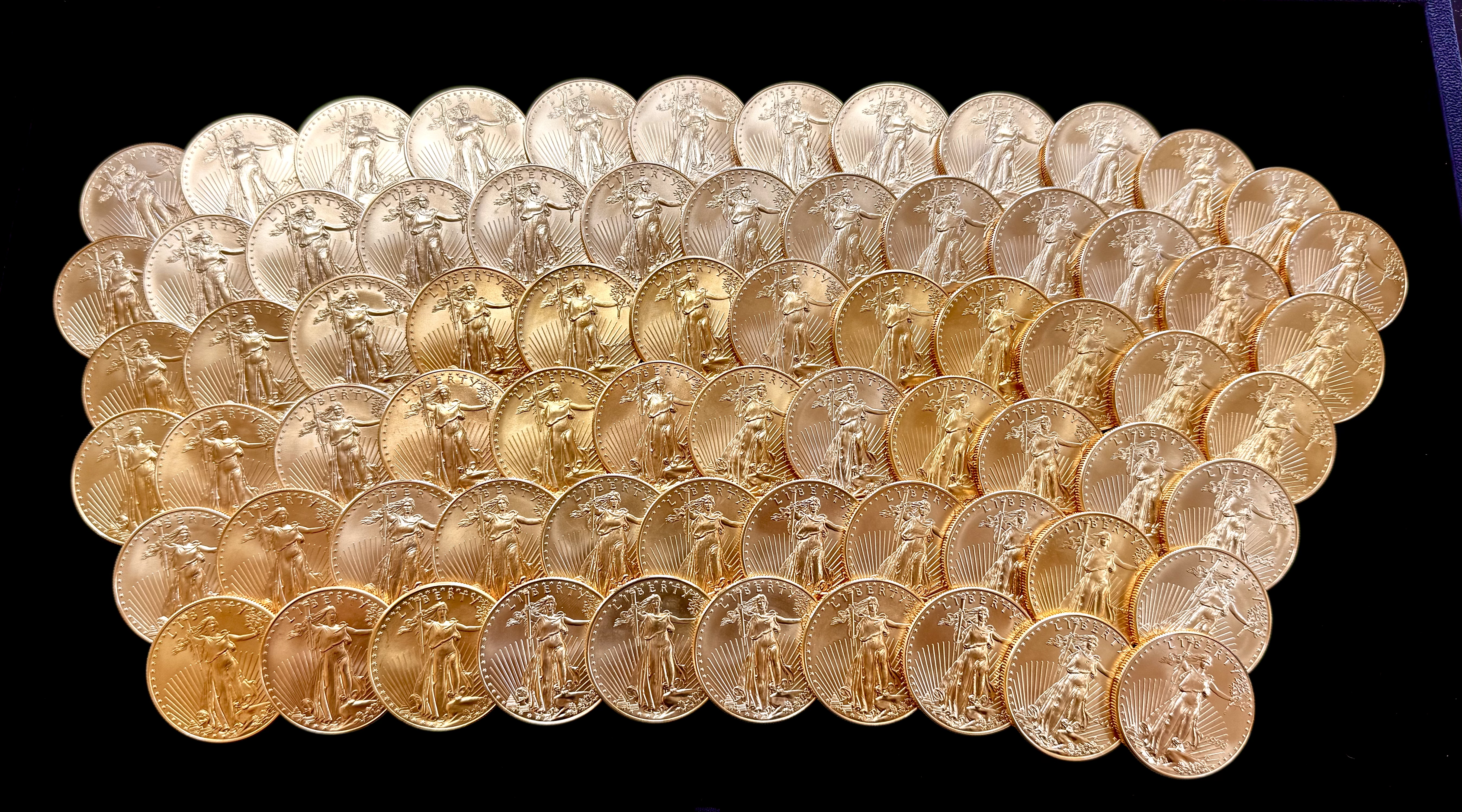 Gold coin collection